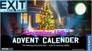 Exit The Game: The Missing Hollywood Star - December 15th