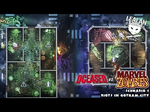DCeased: Gotham City Outbreak - Scenario 1 - Riots in Gotham City feat. Marvel Zombies!