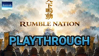 Rumble Nation Board Game | Teach & Playthrough (2 Players)
