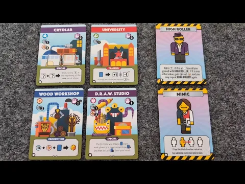 WHAT'S NEW Fantastic Factories PROMO CARDS, plus PLAYTHROUGH