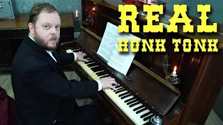 Maple Leaf Rag on a Real HONK TONK Piano | Vinheteiro