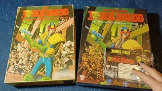 Judge Dredd (2022) board game unboxing & comparison