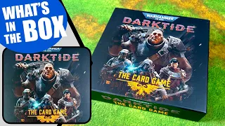 Warhammer 40000 DARKTIDE THE CARD GAME Unboxing | Cubicle 7