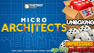 Micro Architects - Unboxing & Impressions (EN) by Epitrapaizoume