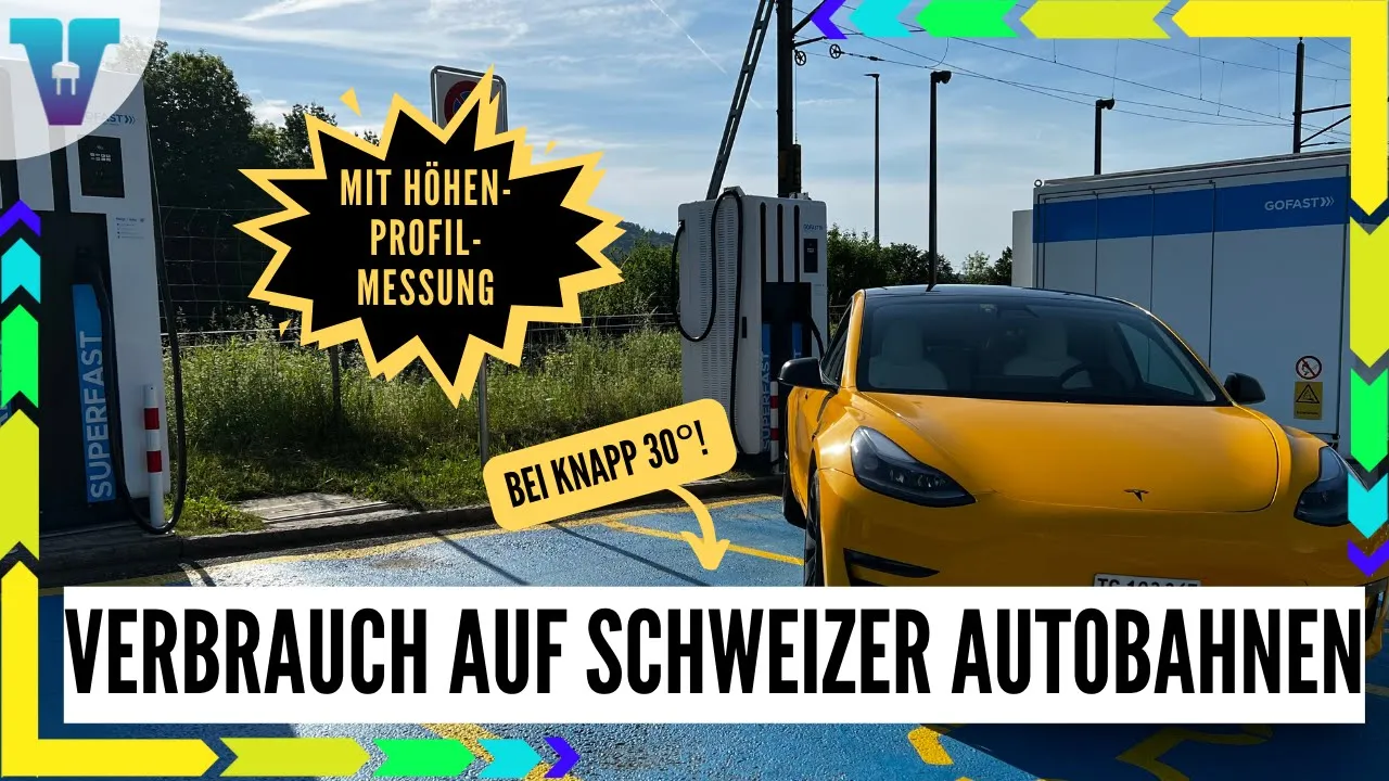 Typische 🇨🇭Autobahnreichweite im Sommer - Tesla Model 3 Perf. [Deutsch 4K] | Vision E Drive Nr.168