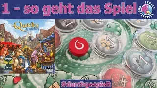 Die Quacksalber von Quedlinburg - Komponenten & Regeln - Cyrils Brettspiele(S199E01)