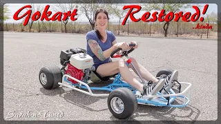 First Start & Drive!! ..then it Broke // Honda Powered Emmick Kart