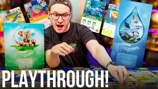 Catching a Wave! Ark Nova Marine Worlds Expansion Full Playthrough!