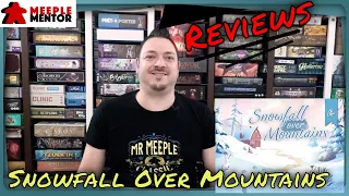 Meeple Mentor Reviews Snowfall Over Mountains