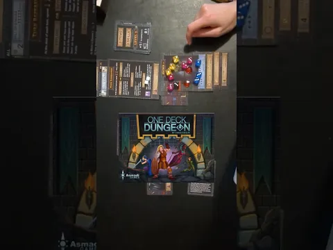 One Deck Dungeon #dice #cards #howtoplay #solo #roguelike