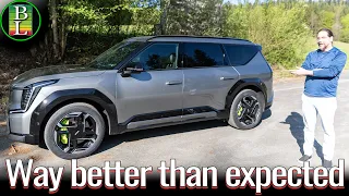 Kia EV9 GT Review – 508 HP Electric SUV Beast! 0–100, Range & Autobahn Test