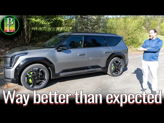 Kia EV9 GT Review – 508 HP Electric SUV Beast! 0–100, Range & Autobahn Test