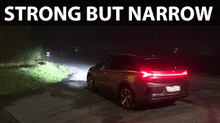 MG Marvel R Performance headlights test
