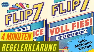 Flip 7 Voll Fies Regeln Anleitung Kartenspiel Familienspiel Jetzt erst Recht