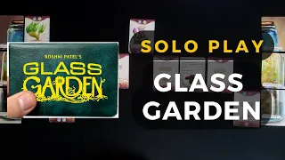 Glass Garden -  Solo Playthrough Tutorial -  Button Shy Preview | DaniCha