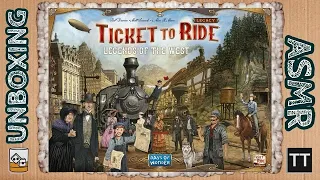 Ticket to Ride Legacy: Legends of the West Unboxing