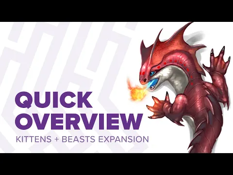 A quick overview of the Kittens + Beasts expansion for The Isle of Cats