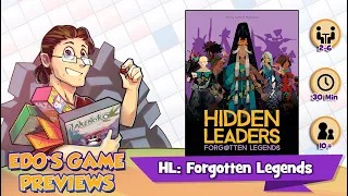Edo's Hidden Leaders: Forgotten Legends Review (KS Preview)