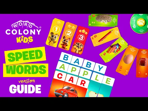 Word Colony Kids: Speed Words Guide, Board Game for Kids 5+ #kidsgames #gameplay