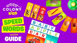 Word Colony Kids: Speed Words Guide, Board Game for Kids 5+ #kidsgames #gameplay