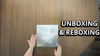 Brass: Birmingham - Board Game Unboxing & Reboxing - What's in the Box?