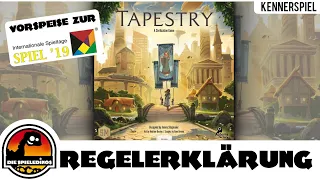 Tapestry Regeln Neuheit Spiel 2019