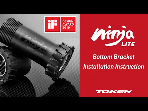 SHIMANO - わく Token Ninja Lite BB4124PR Press Fit Thread Together Bottom