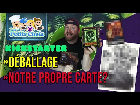 Notre face dans un jeu de société?! Zombies!!! Museum Of Weird - Déballage | Les Petits Chefs