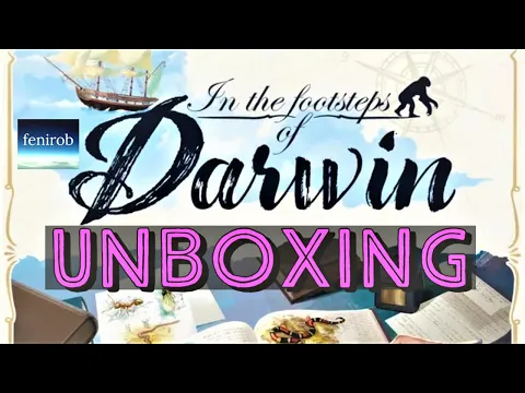 In The Footsteps Of Darwin Board Game | Unboxing (No Talking)