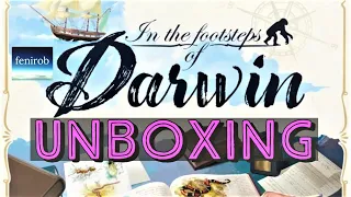 In The Footsteps Of Darwin Board Game | Unboxing (No Talking)