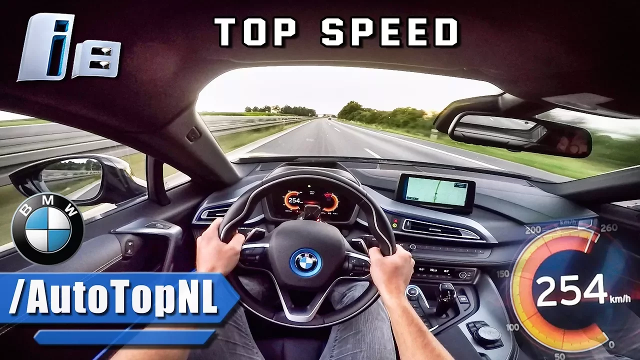 BMW i8 AUTOBAHN POV ACCELERATION & TOP SPEED by AutoTopNL