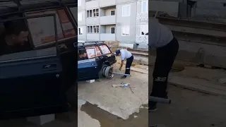 Using A Car As A Winch! 🤯 #cars #winch #diy