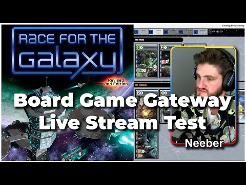 Race for the Galaxy ft. Matt (Testing Stream Quality)