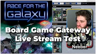 Race for the Galaxy ft. Matt (Testing Stream Quality)