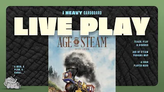 Age of Steam - Panama - 3p Teaching, Play-through, & Round table by Heavy Cardboard