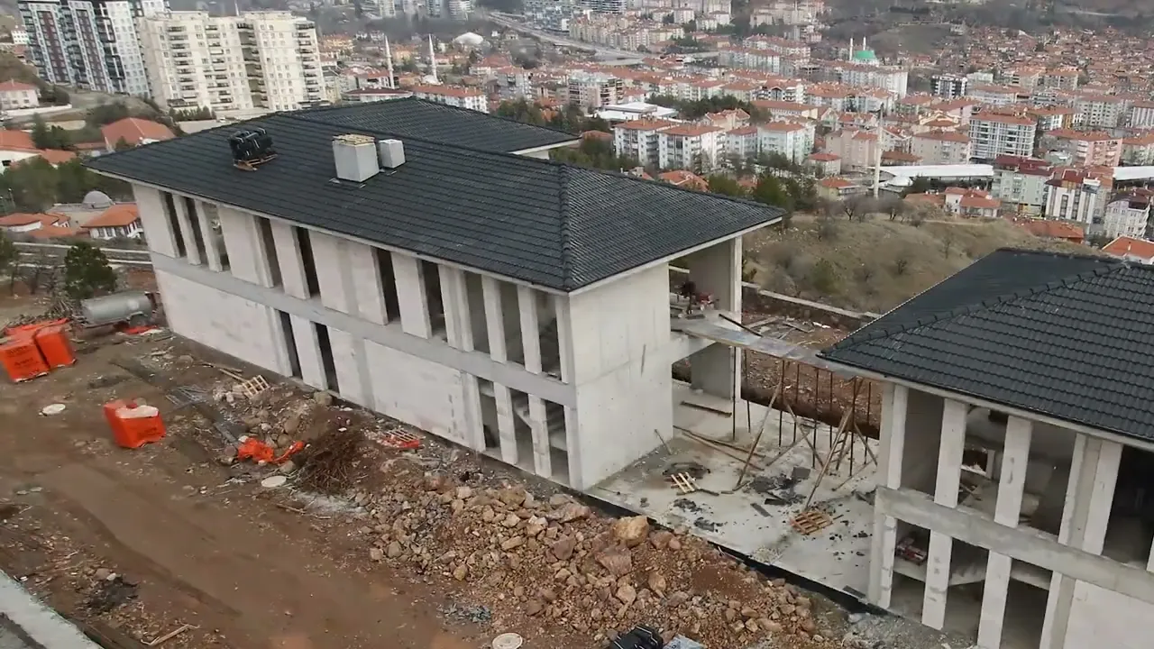 Alparslan Türkeş Park and City Square Construction Stages Timelapse Video