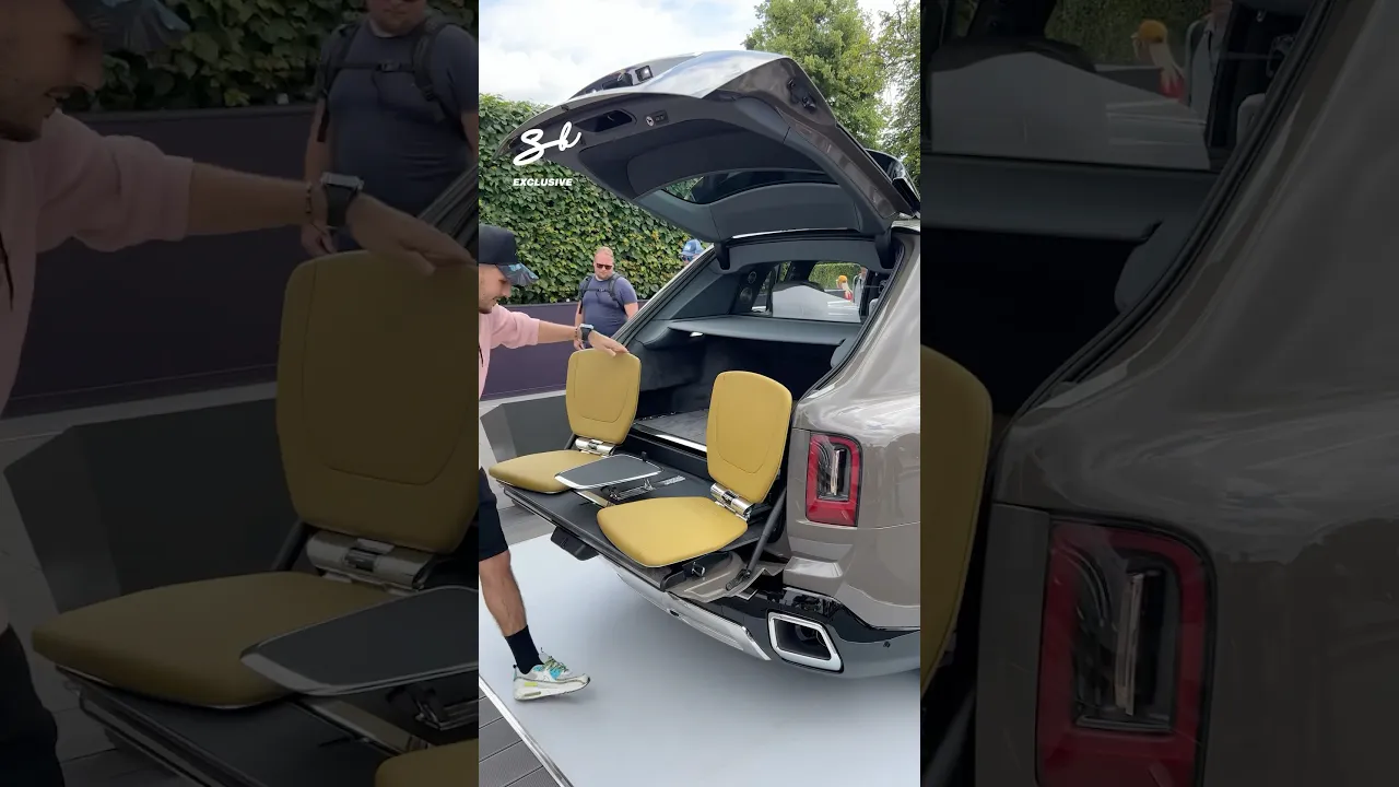 Rolls-Royce With Seats In The Trunk! 🤯 #rollsroyce #supercars #cars
