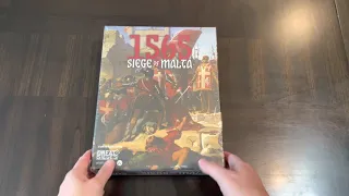 1565: Siege of Malta (Worthington) - Unboxing, Brief Overview and Thank You!
