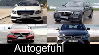 Mercedes E-Class Exterior/Interior trims colours Avantgarde Exclusive E-Klasse E300 E350e E400 E220d