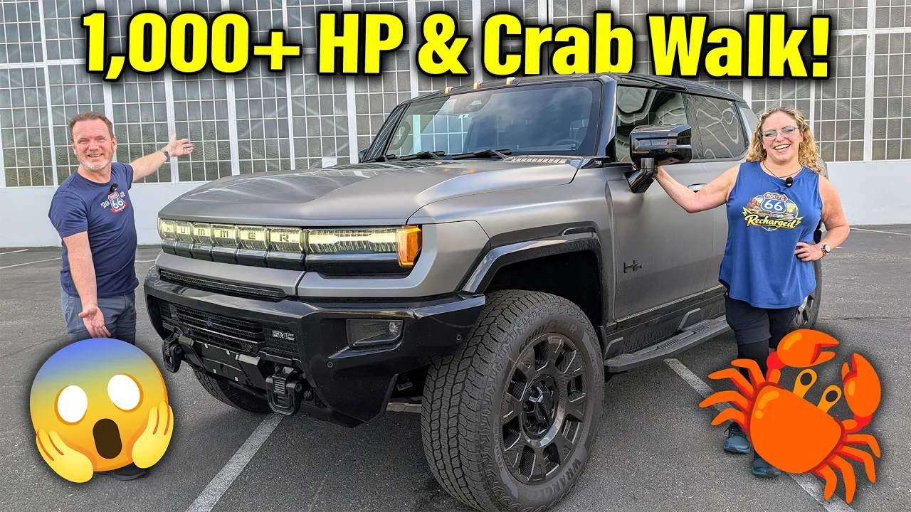 One Week With the 1,000-HP Crab-Walking Hummer EV