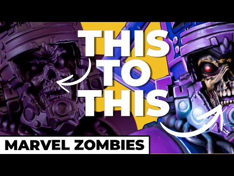 Painting the Gigantic Zombie Galactus - Marvel Zombies