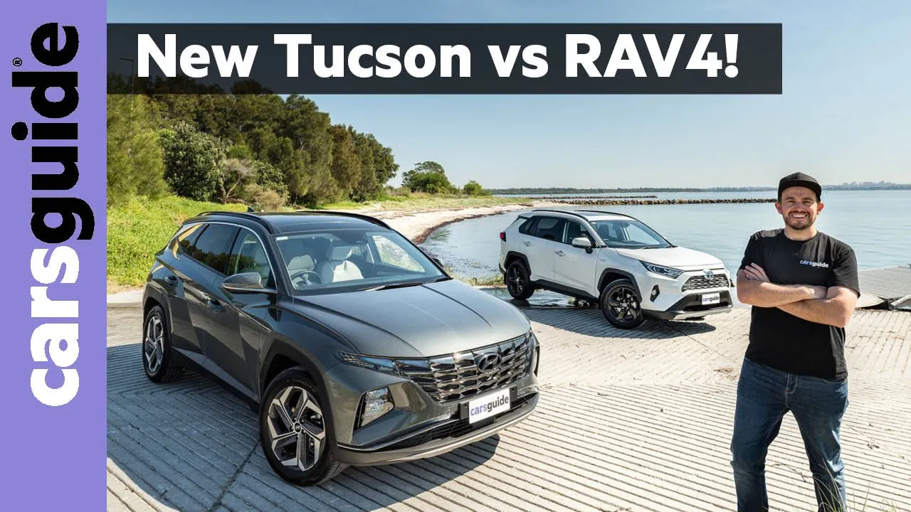 Hyundai Tucson Highlander vs Toyota RAV4 Cruiser Hybrid - SUV Comparison Review Australia