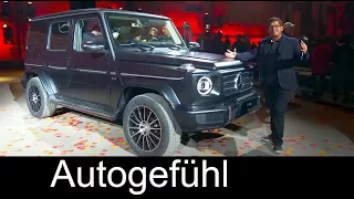 All-new Mercedes G-Class Launch REVIEW G Wagon G-Klasse w464 - NAIAS 2018 - Autogefühl