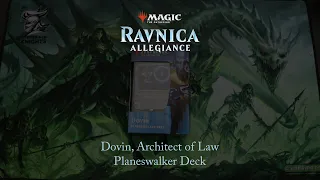 Magic: The Gathering: Ravnica Allegiance - Dovin, Architect of Law Planeswalker Deck