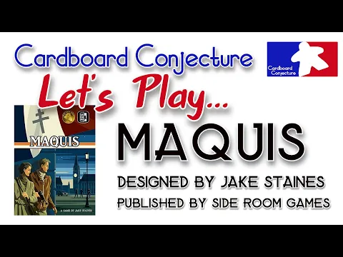 Let's play ... Maquis (solo) with Cardboard Conjecture