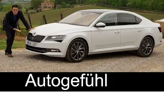 All-new Skoda Superb L&K 2.0 TSI 2016 FULL REVIEW test driven + trim levels & colours