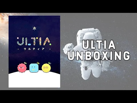 Ultia unboxing - a bluffing and space exploration game that fits in your pocket.