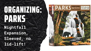 Organizing Parks (with Nightfall Expansion, Fully Sleeved, No Lid Lift, Base Box Only) SideGame LLC