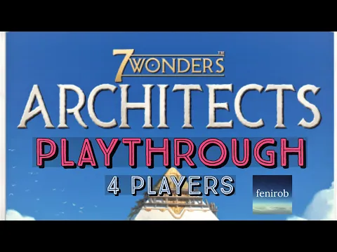 7 Wonders Architects Board Game | Playthrough (4 Players)