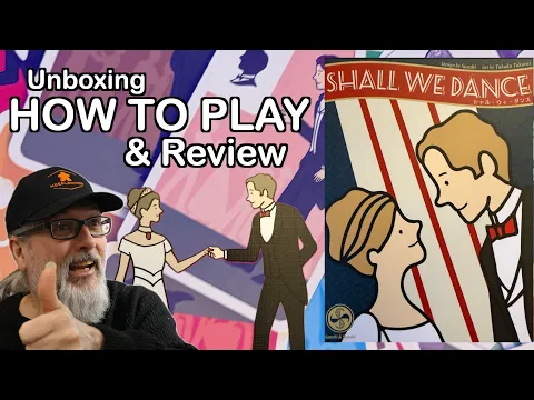 How to Play Shall We Dance | A Saashi & Saashi Board Game | includes Stop Motion unboxing and Review